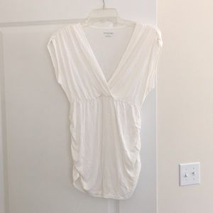 White motherhood maternity top